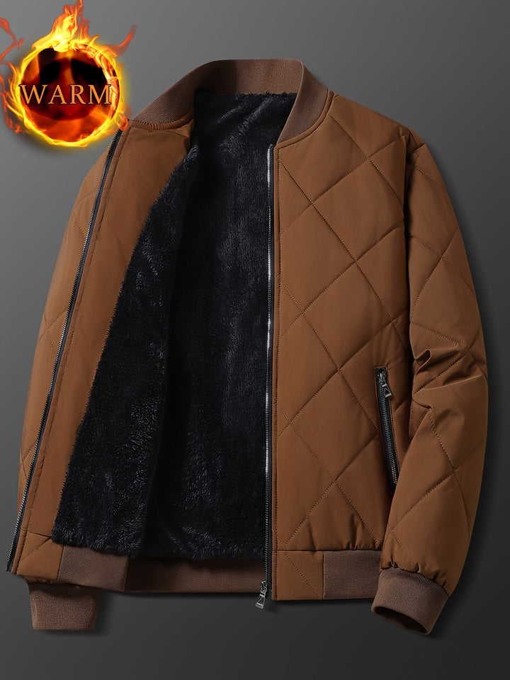 Mason | Men's Quilted Bomber Jacket