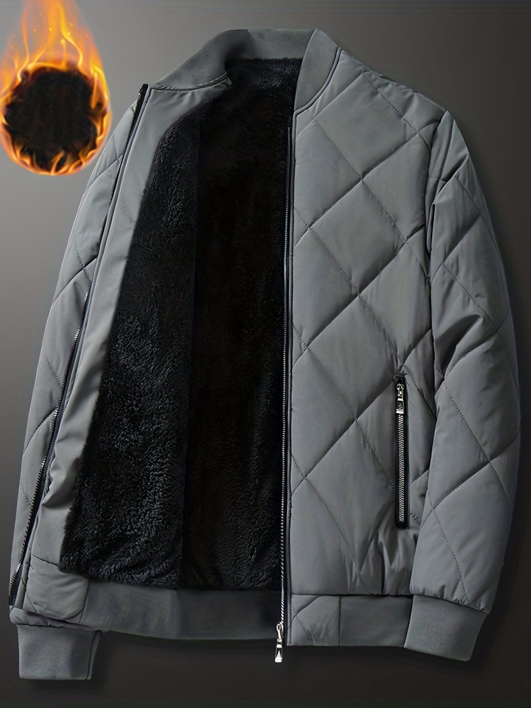 Mason | Men's Quilted Bomber Jacket