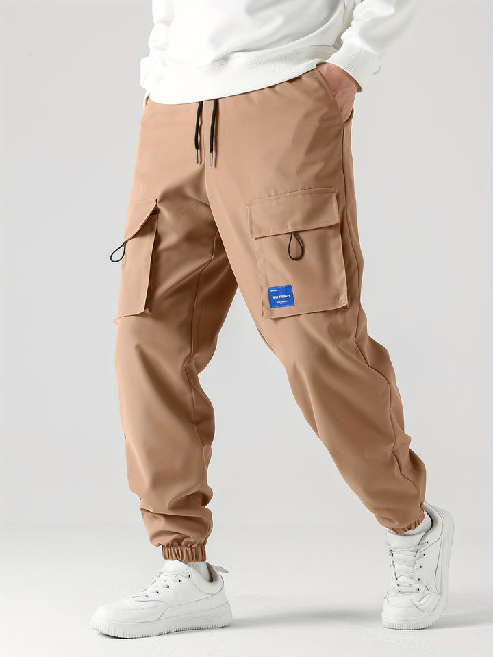 Marcus | Men's Casual Cargo Joggers | Adjustable Fit