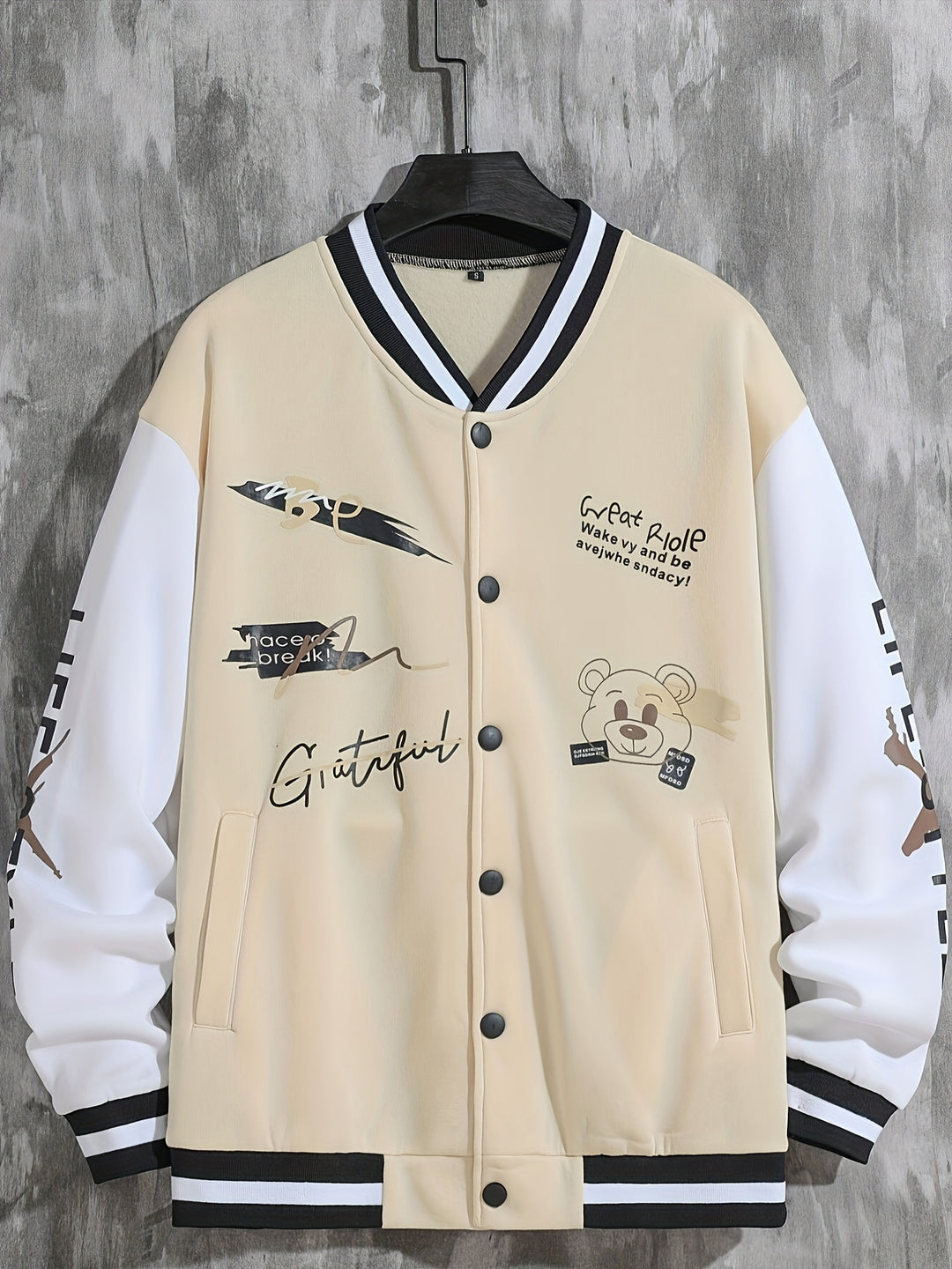 Billy | Men's Graphic Varsity Jacket