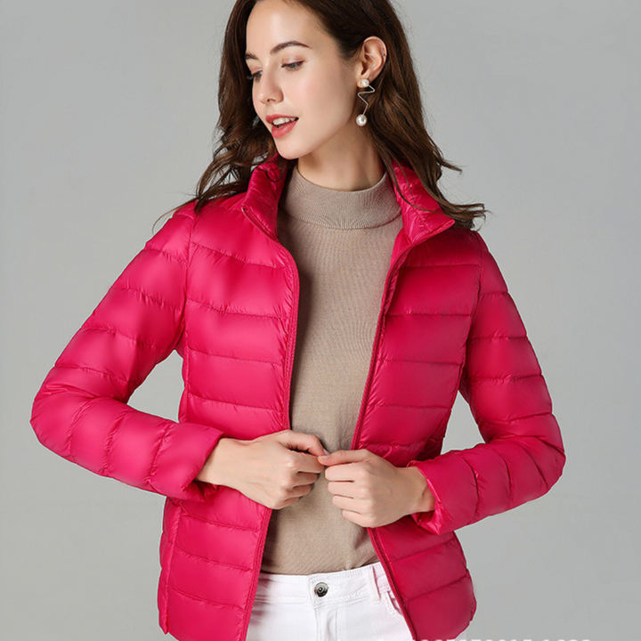 Clara | Women's Light Short Down Feather Jacket