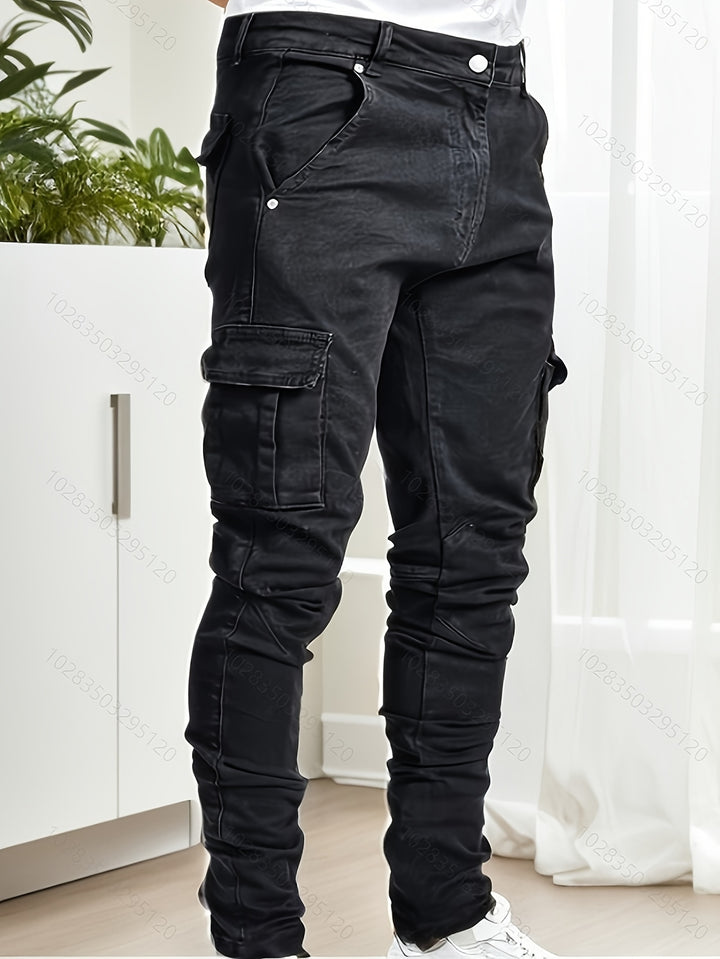 Marlon | Casual Flap Pocket  Denim Pants