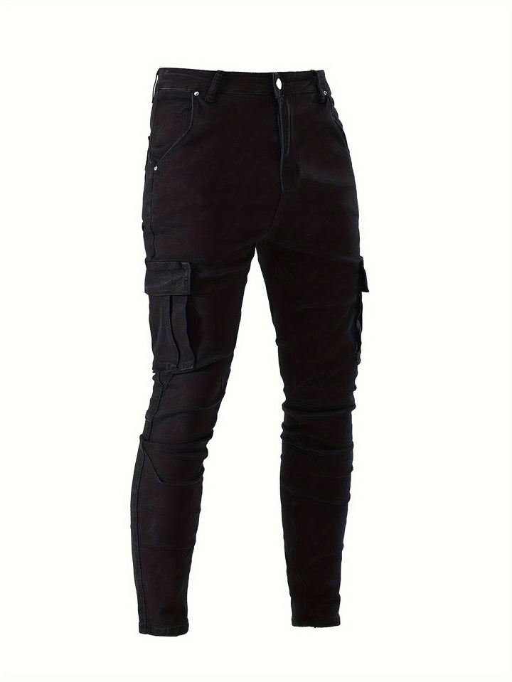 Marlon | Casual Flap Pocket  Denim Pants