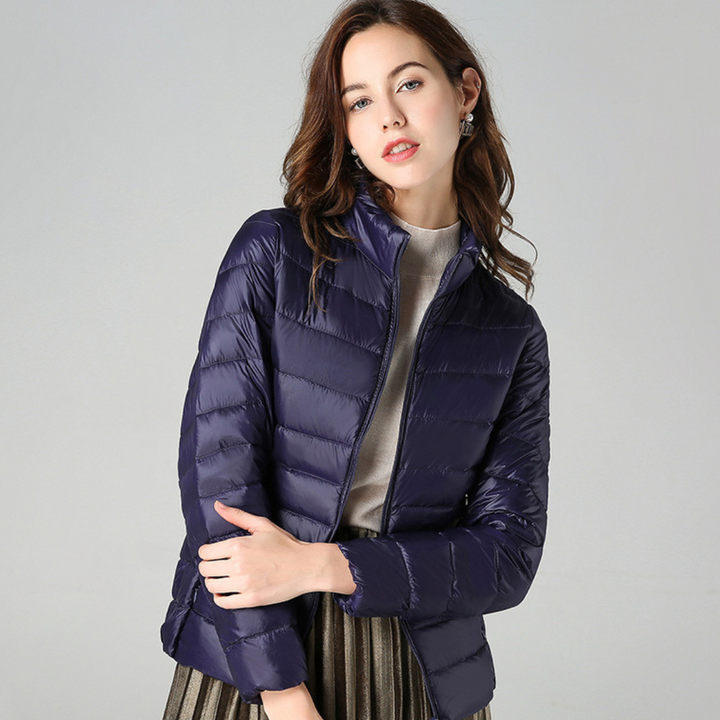 Clara | Women's Light Short Down Feather Jacket