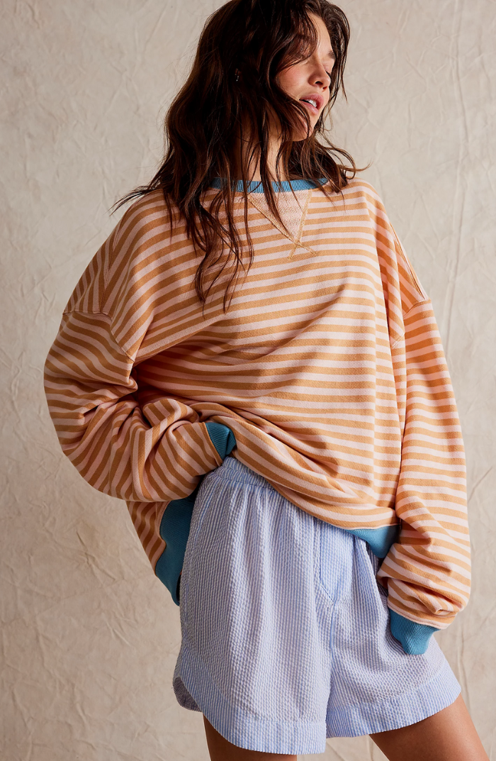 Analiza | Women's Striped Relaxed Fit Sweater