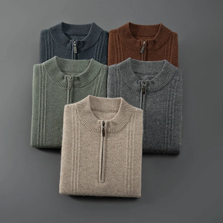 Migz | Men's Classic Half-Zip Knit Sweater