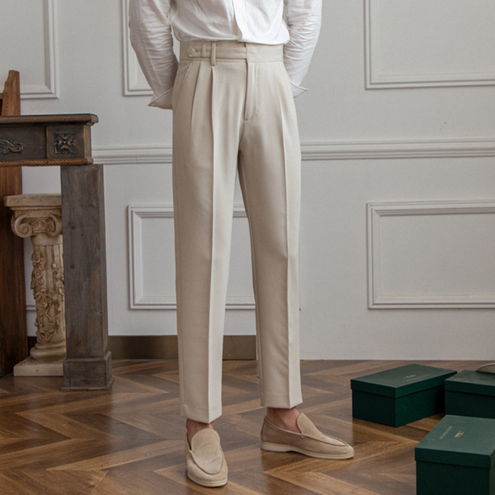 Dominic | Men's Casual High-Waist Pants