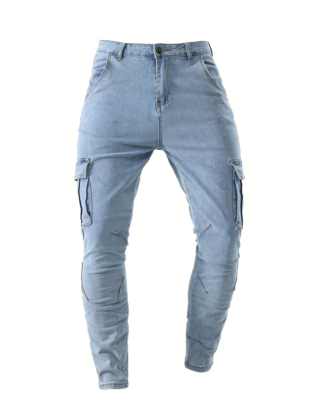 Marlon | Casual Flap Pocket  Denim Pants