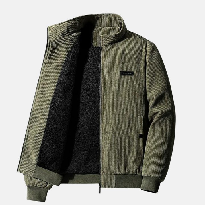 Theo - Men's Corduroy Zip-Up Jacket