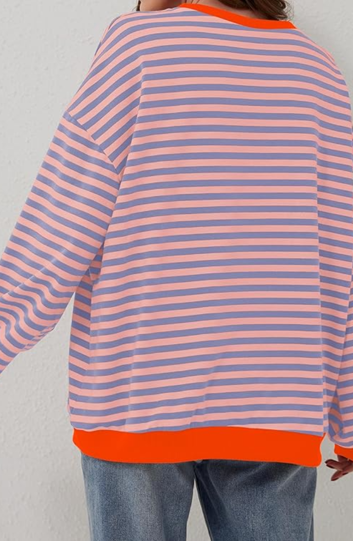 Analiza | Women's Striped Relaxed Fit Sweater