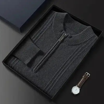 Migz | Men's Classic Half-Zip Knit Sweater