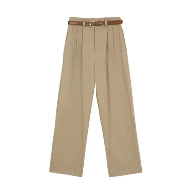 Isabella | Women's High-Waisted Pleated Trousers