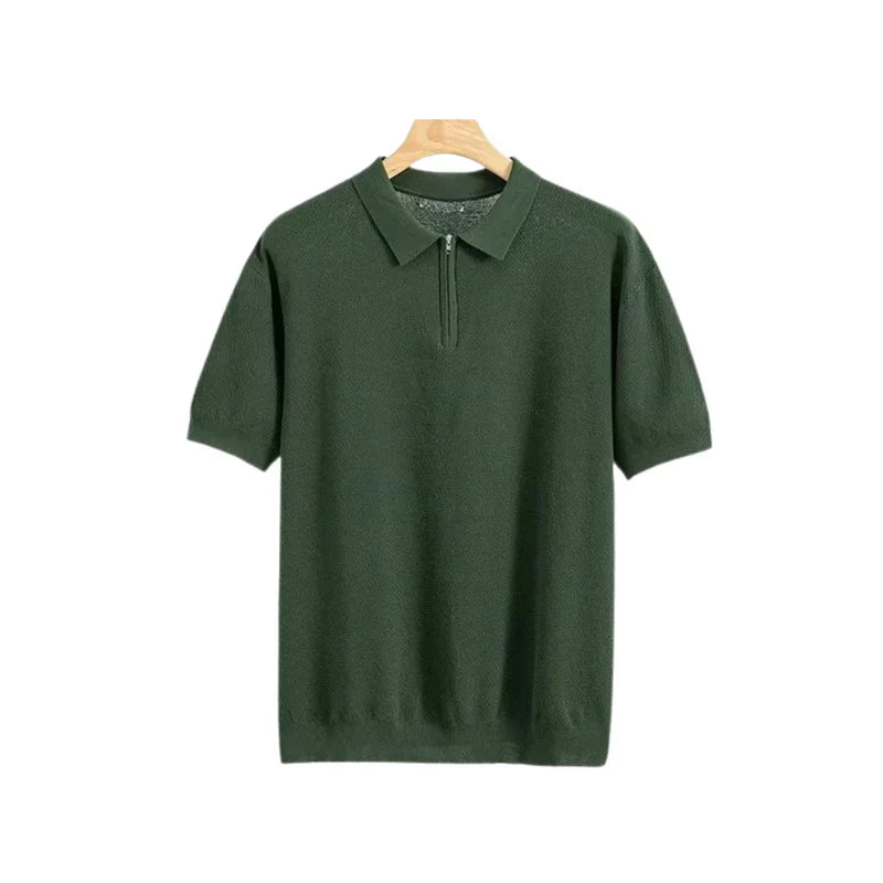 Edward | Men’s Zip Up Polo