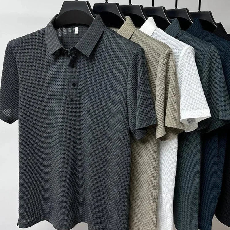 Logan | Men's Textured Polo Shirt