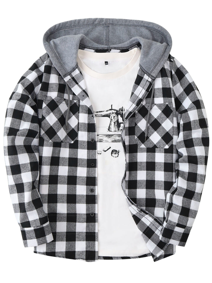 Maxell | Men's Hooded Flannel Jacket