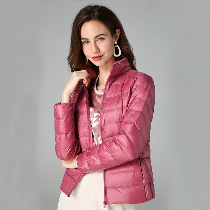 Clara | Women's Light Short Down Feather Jacket