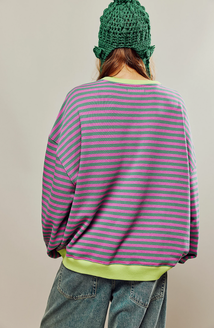 Analiza | Women's Striped Relaxed Fit Sweater