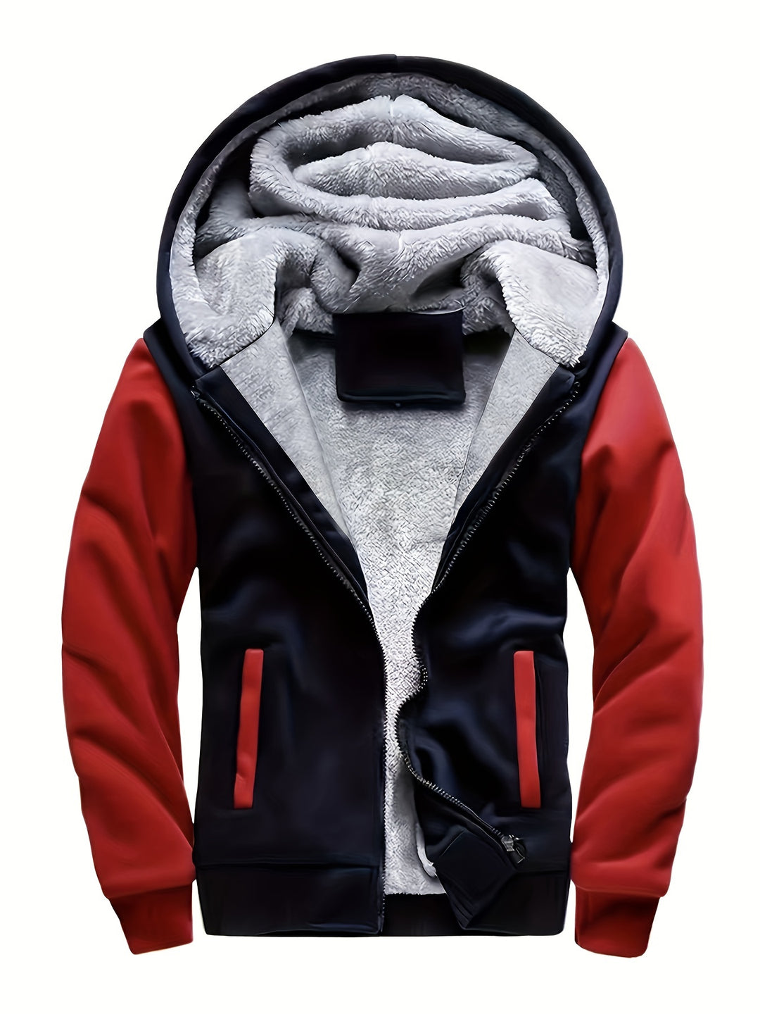 Aiden | Men's Fleece Lined Zip-Up Hoodie