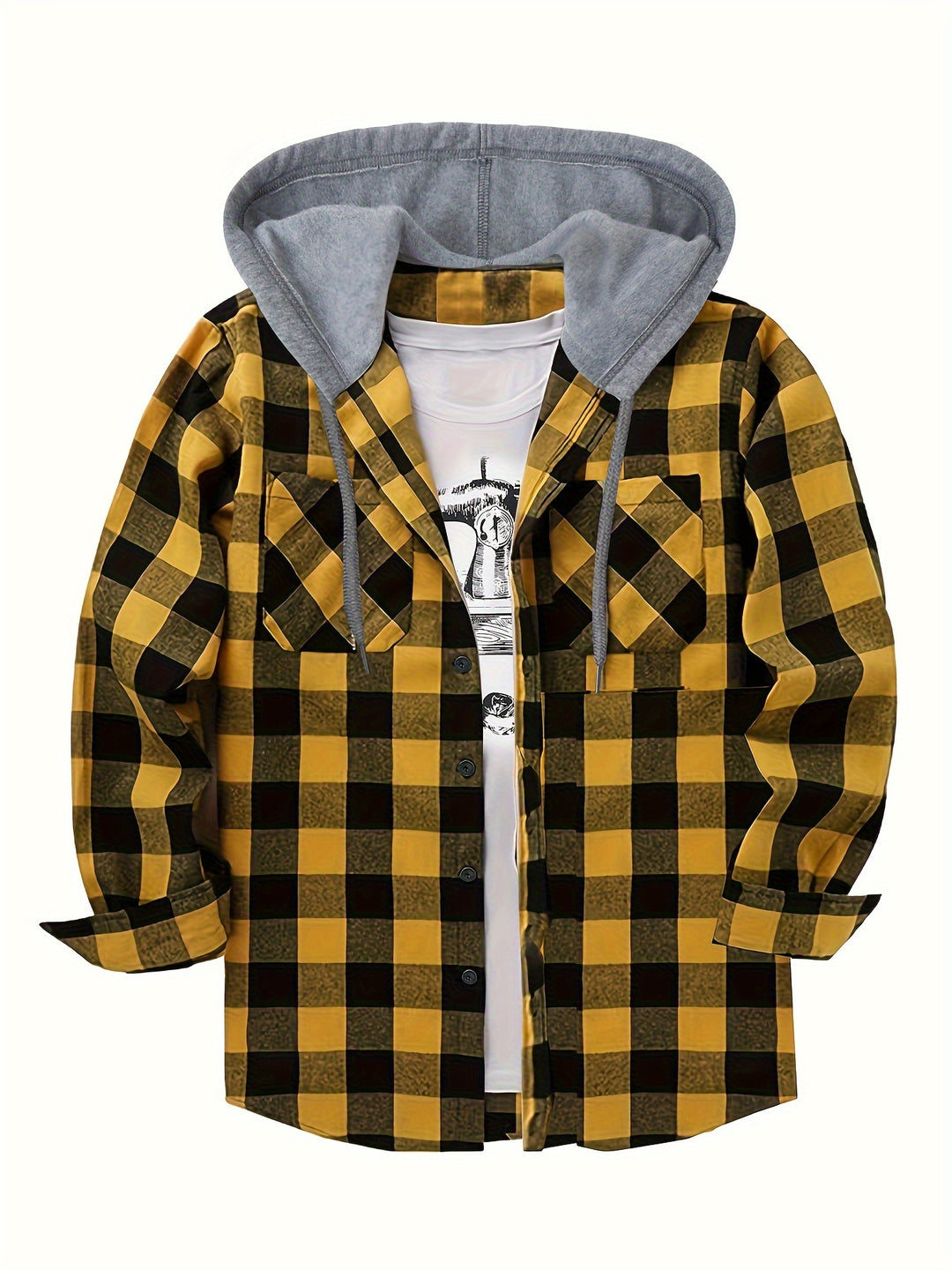 Maxell | Men's Hooded Flannel Jacket