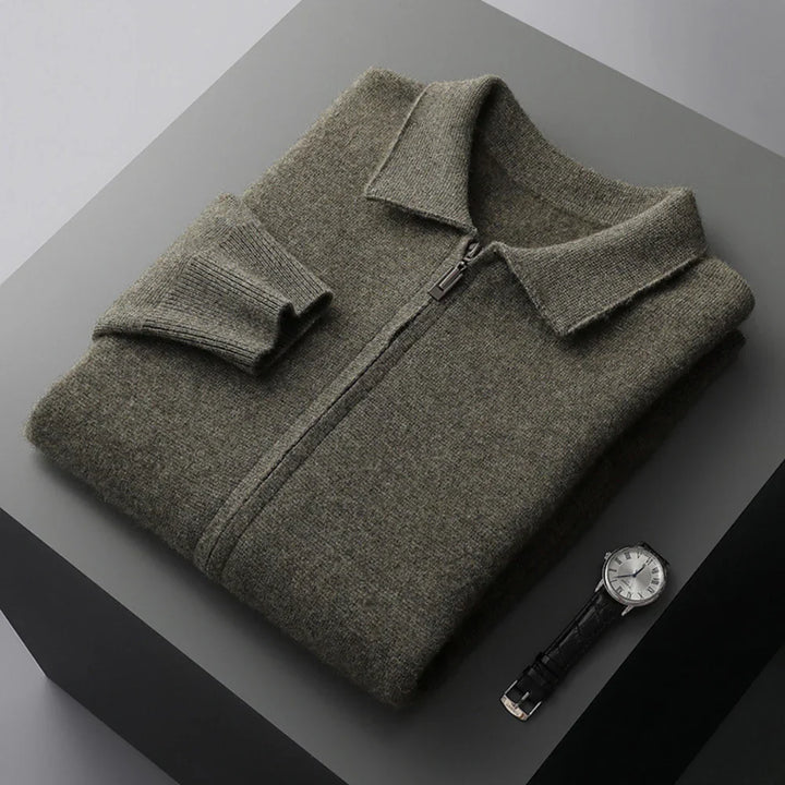 Lothar | Zip-Up Casual Cardigan for Men