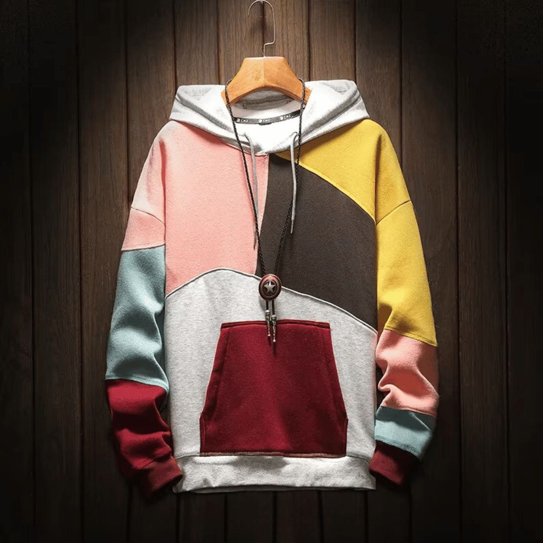 Warren | Vintage Patchwork Hoodie