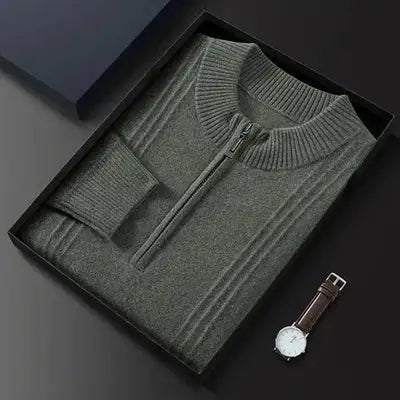 Migz | Men's Classic Half-Zip Knit Sweater