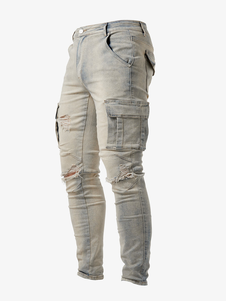 Percy | Slim Fit Cargo Jeans