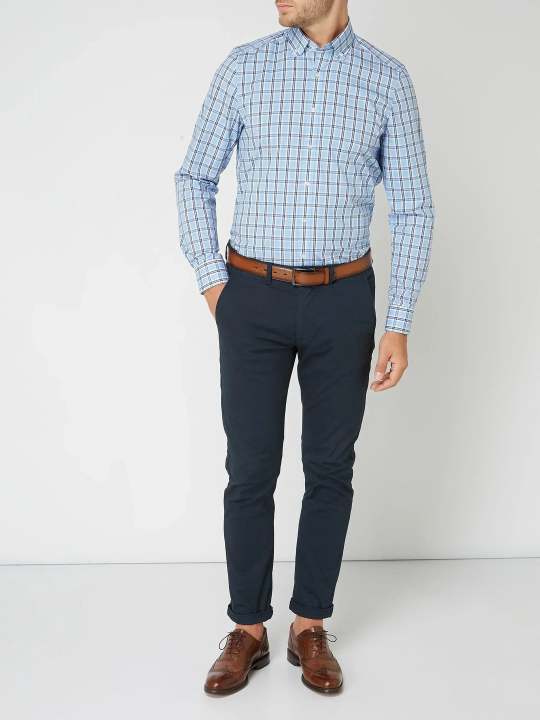 Orion | Men's Checkered Button-Up Shirt