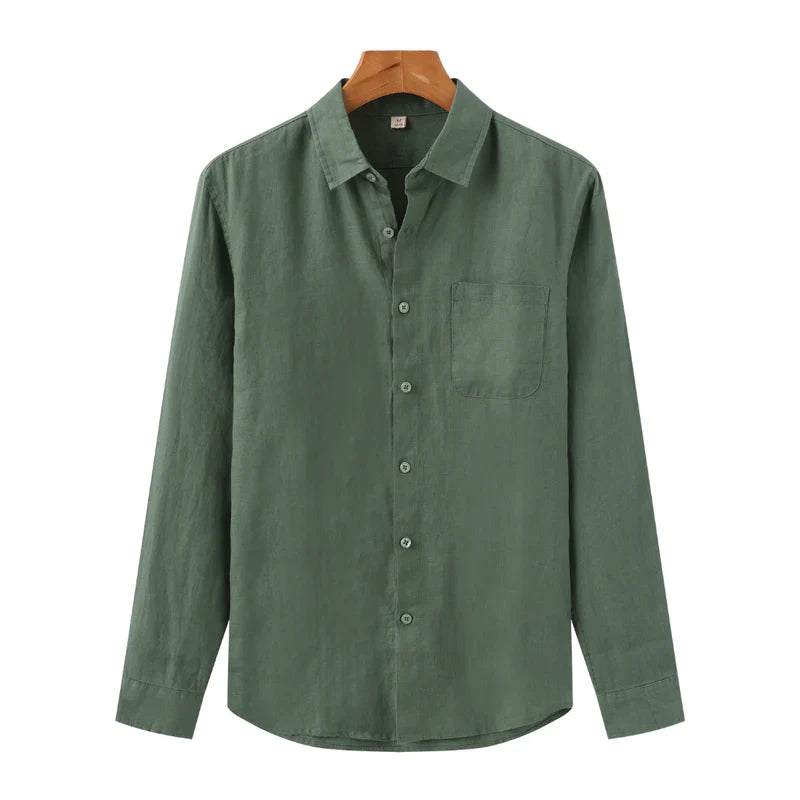 Liam | Men's Long-Sleeve Button-Up Shirt