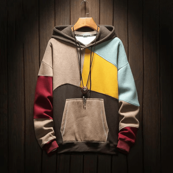 Warren | Vintage Patchwork Hoodie