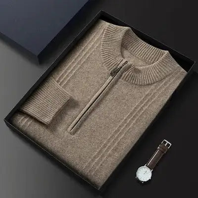 Migz | Men's Classic Half-Zip Knit Sweater