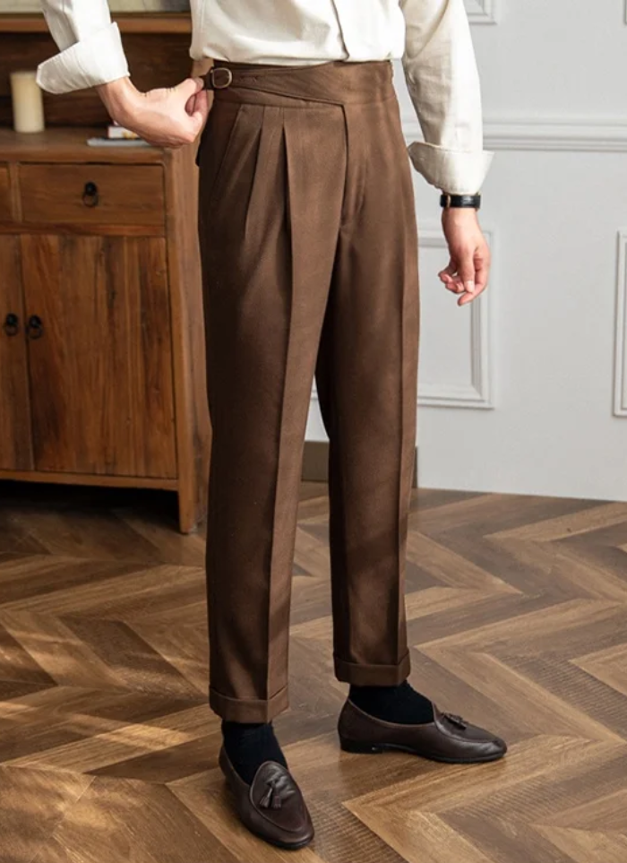 Franklin | Mid-High Waist Business Trousers