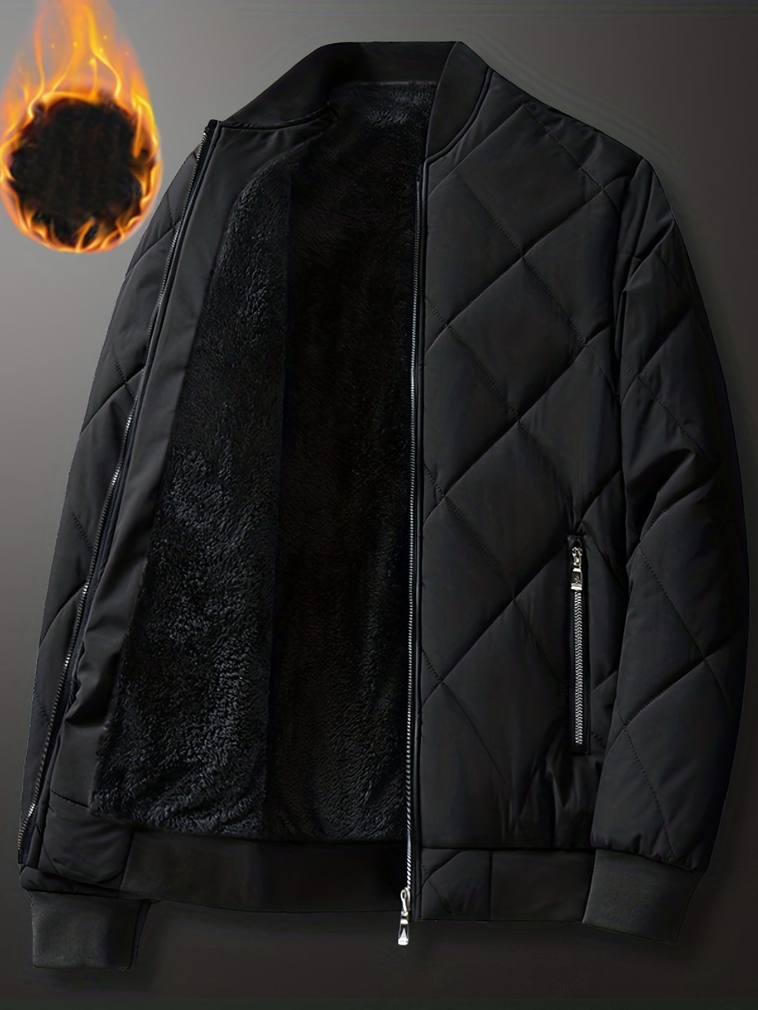 Mason | Men's Quilted Bomber Jacket