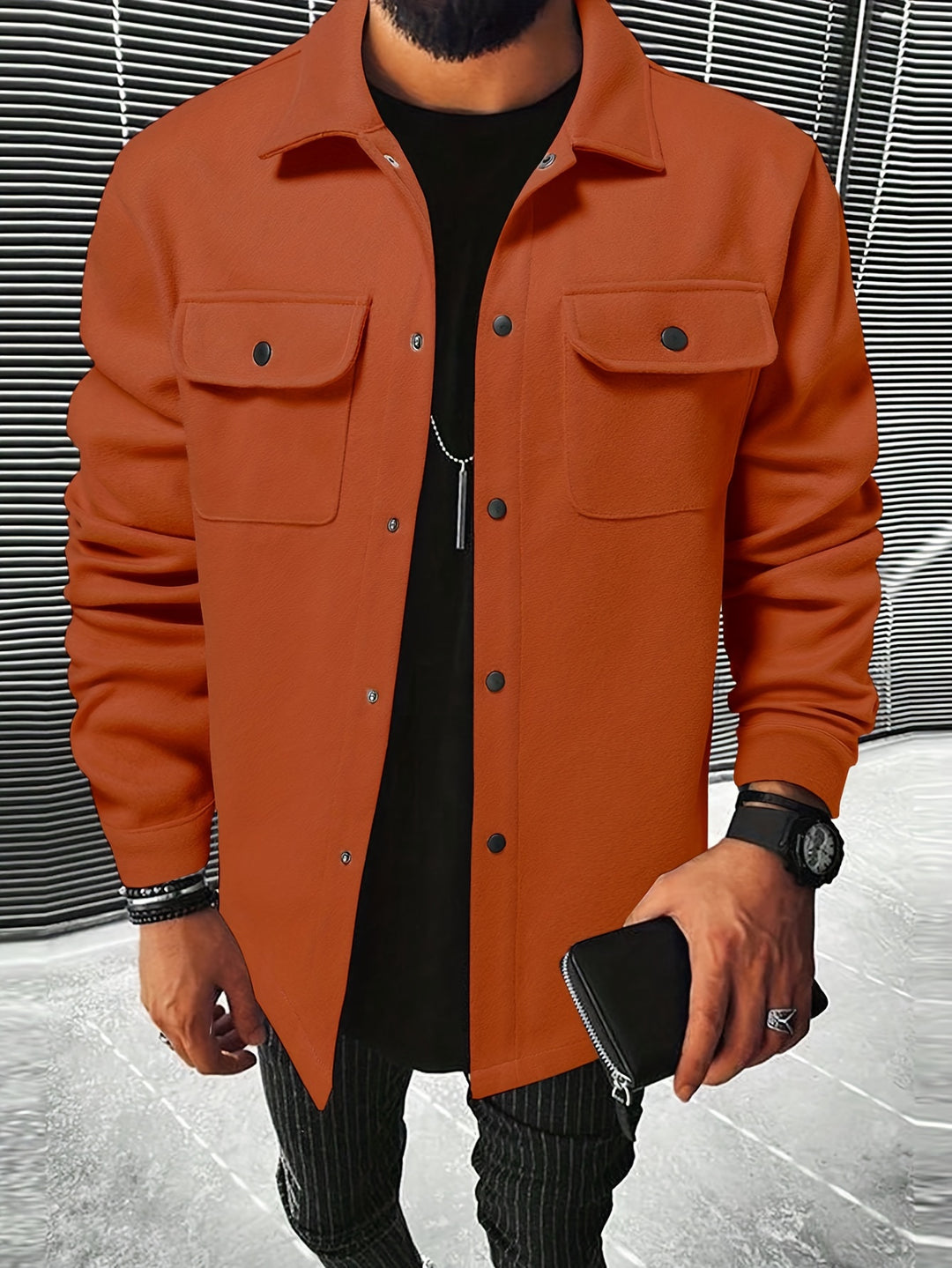 Nathaniel | Men's Casual Button-Up Jacket