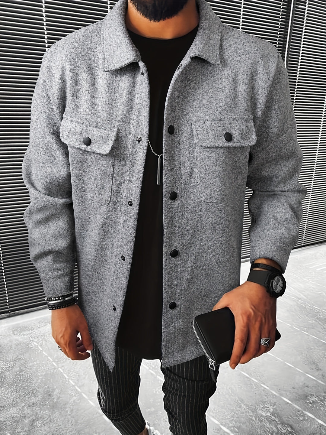 Nathaniel | Men's Casual Button-Up Jacket