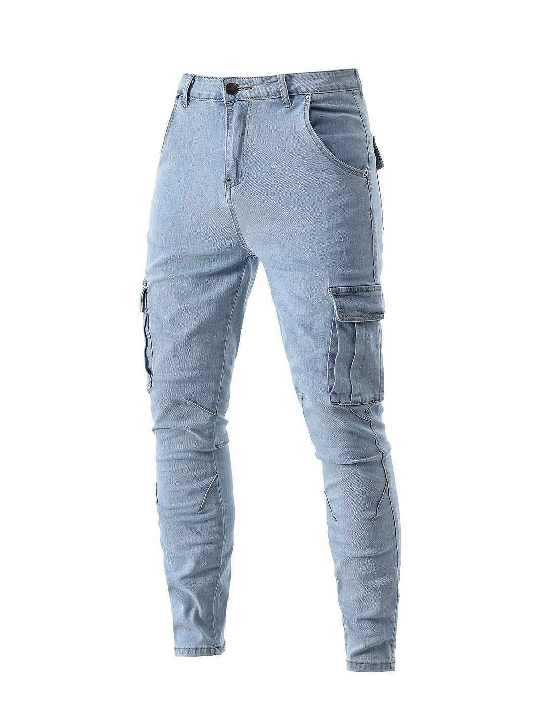 Marlon | Casual Flap Pocket  Denim Pants