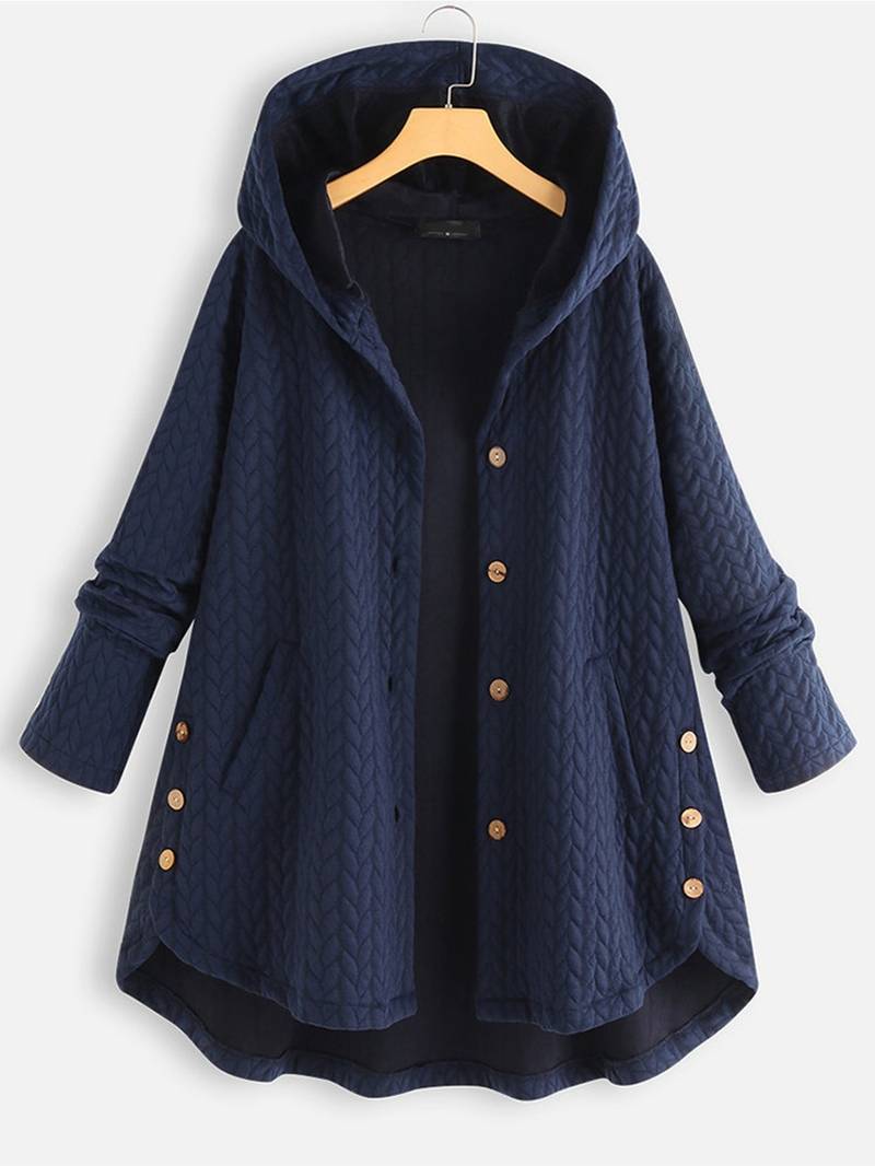 Sophia | Elegant Quilted Hooded Coat for Women