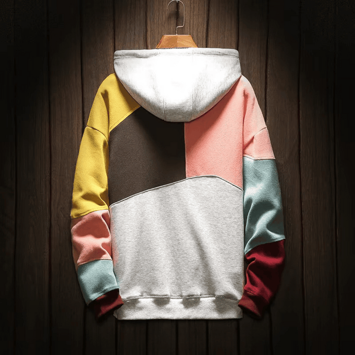 Warren | Vintage Patchwork Hoodie