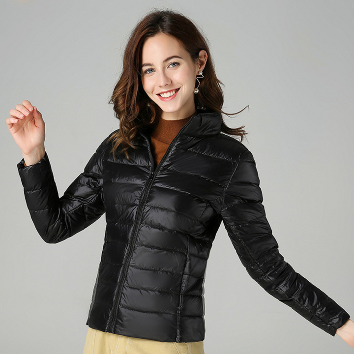 Clara | Women's Light Short Down Feather Jacket