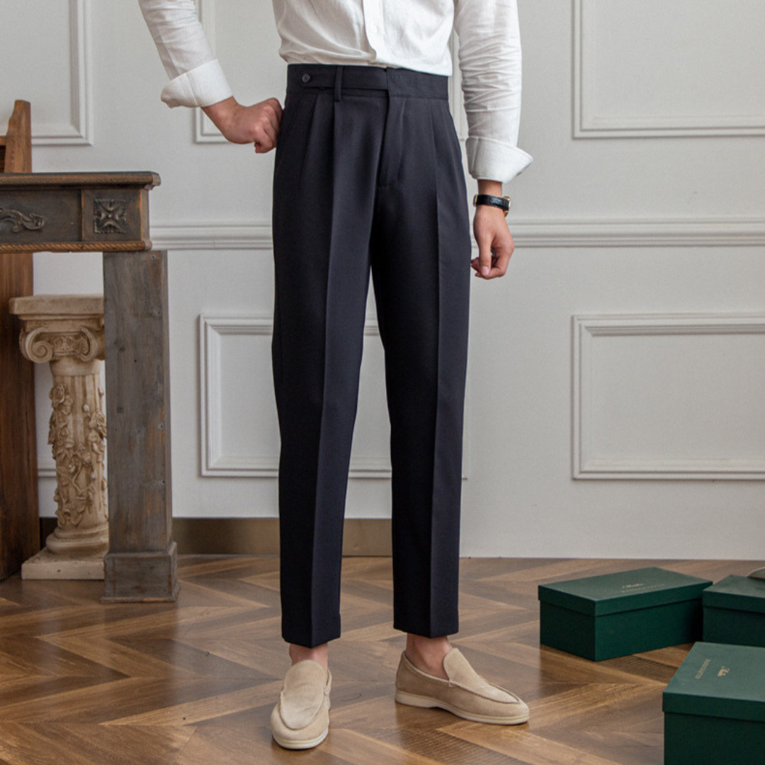 Dominic | Men's Casual High-Waist Pants