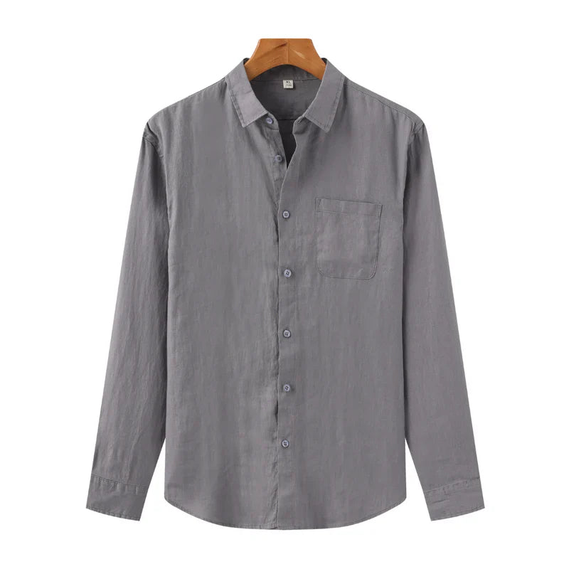 Liam | Men's Long-Sleeve Button-Up Shirt