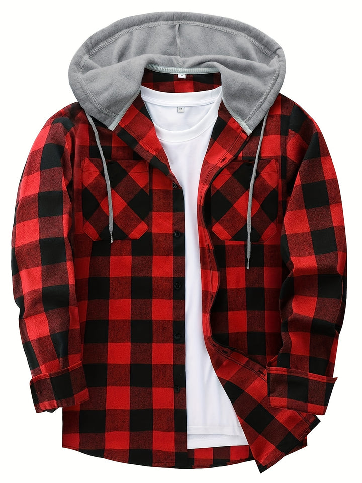 Maxell | Men's Hooded Flannel Jacket