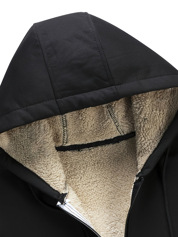 Hudson | Men's Thermal Fleece-Lined Hoodie | Winter Warmth