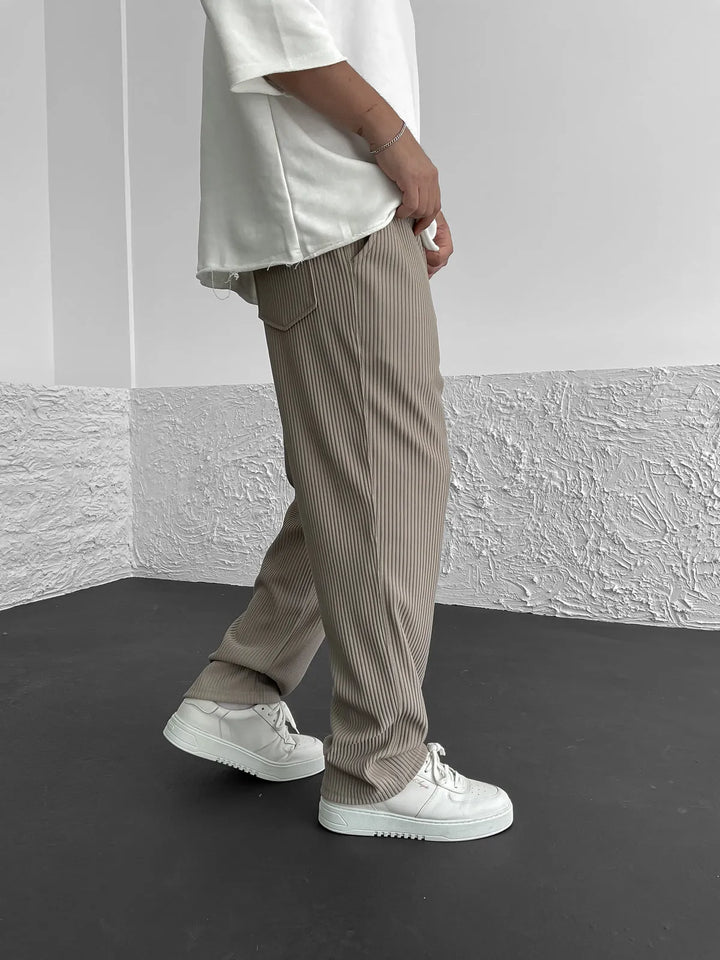 Francis | Relaxed Fit Ribbed Pants for a Casual Look