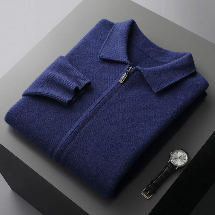 Lothar | Zip-Up Casual Cardigan for Men