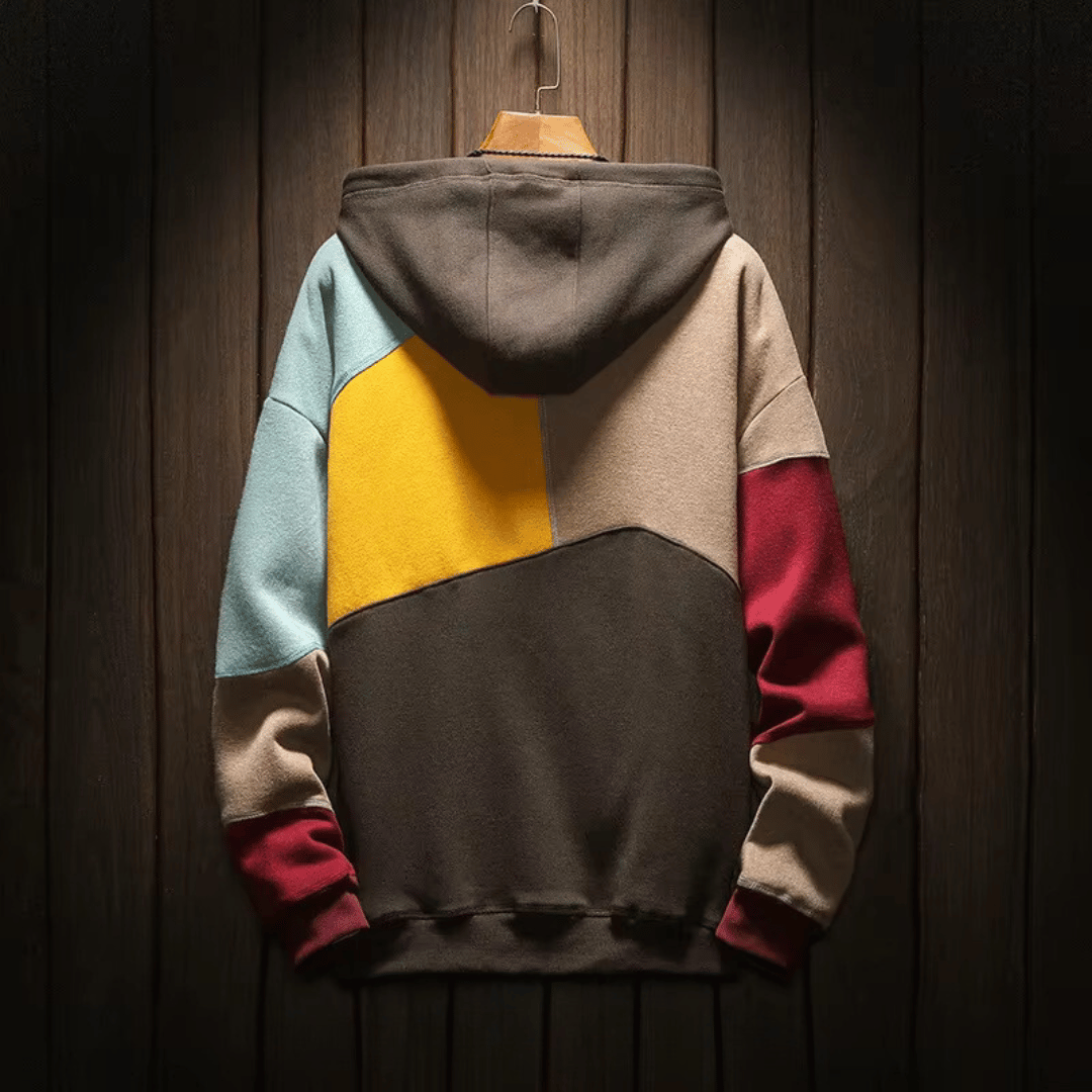 Warren | Vintage Patchwork Hoodie