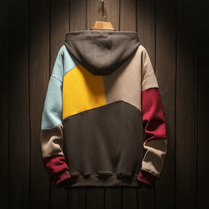 Warren | Vintage Patchwork Hoodie