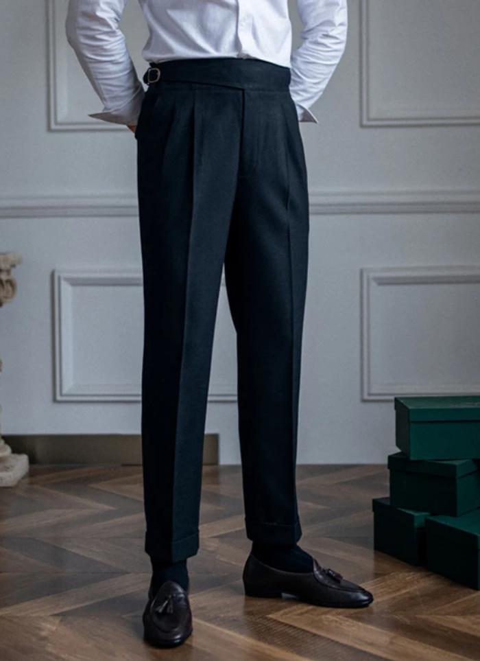 Elliott | Mid-High Waist Naples Trousers