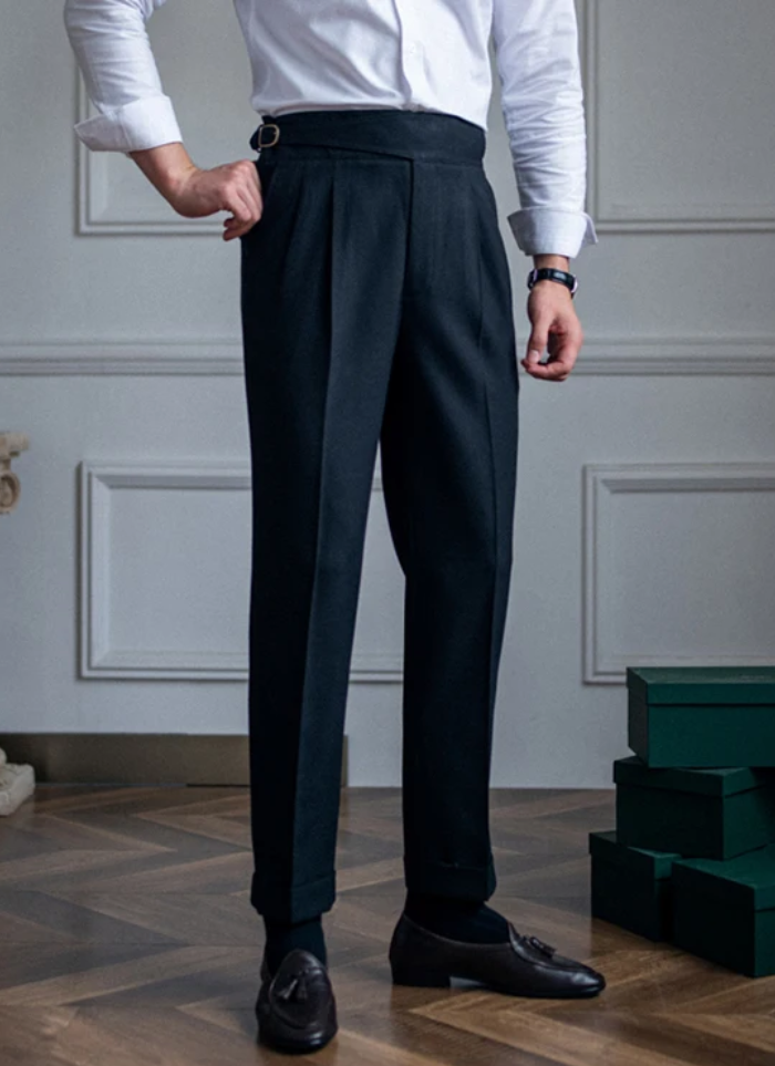 Elliott | Mid-High Waist Naples Trousers