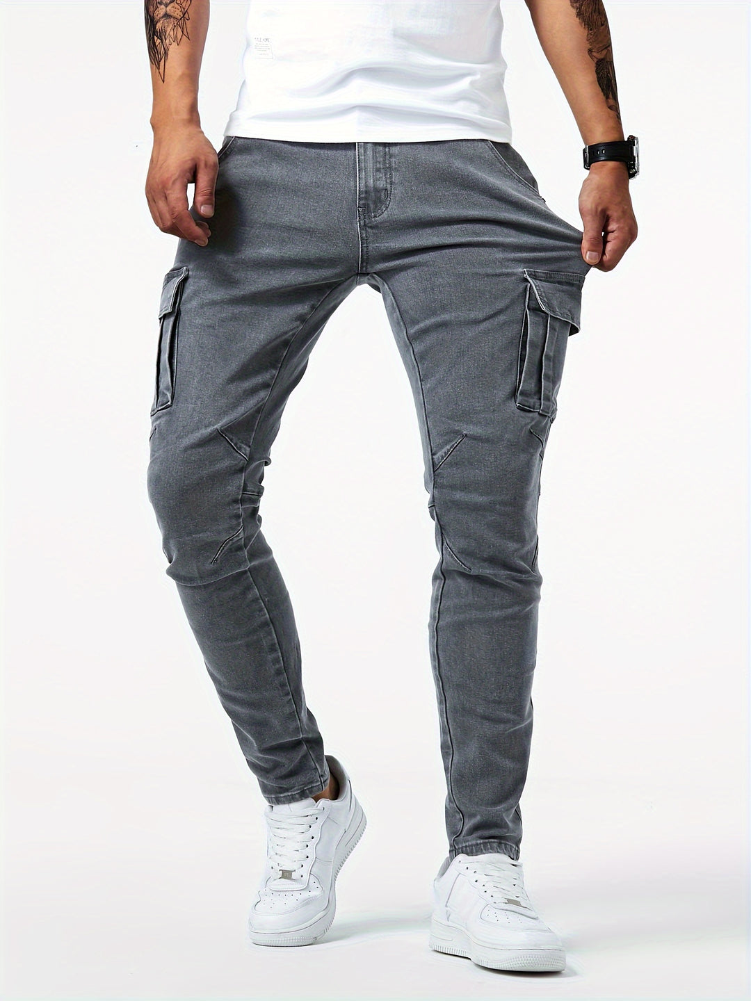 Percy | Slim Fit Cargo Jeans